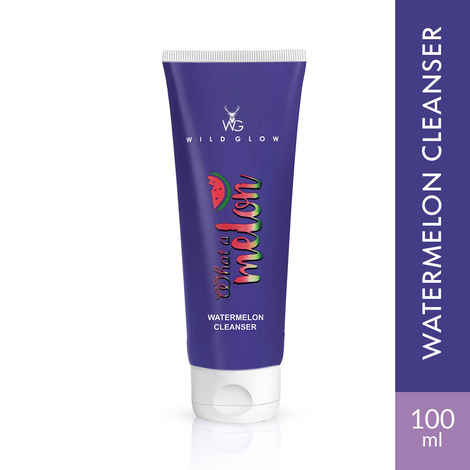 Buy WildGlow What a Melon - Watermelon Face Wash 100ml - Purplle