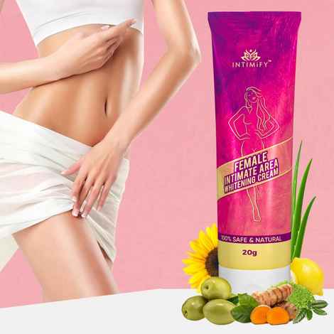 Buy Intimify Female Intimate Area Whitening Cream for Intimate Care Intimate Lightening Cream 20 Grams - 20 gm - Purplle