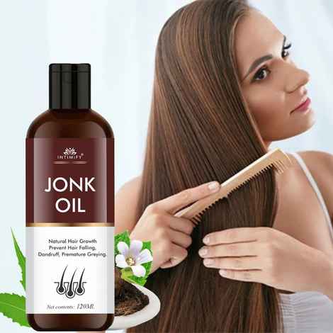 Buy Intimify Jonk Oil Natural & Organic Jonk Leech Oil for Hair Growth & Anti Dandruff Hair Fall Oil 120 ML - Purplle