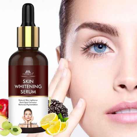 Buy Intimify Skin Whitening Serum Natural Skin Lightener Dark Spot Corrector Removes Pigmentation 30 ML - Purplle