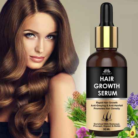 Buy Intimify Hair Growth Serum | For Hair Fall Control | For Men & Women 30 ML - Purplle