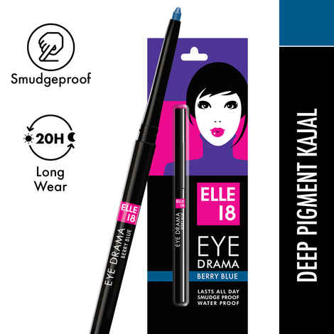 Buy Elle18 Eye Drama Berry Blue 0.35 gm - Purplle