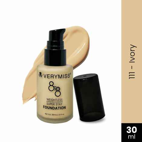 Buy Verymiss 8 To 8 Weightless Super Stay Foundation - 111 Ivory 30 Millilitres - Purplle