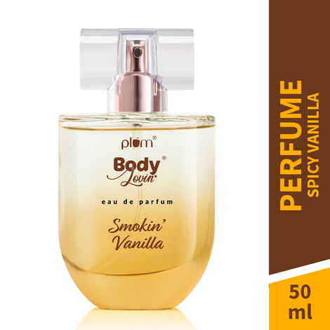 Plum Body Lovin' Smokin' Vanilla Eau De Parfum | Long Lasting & Premium Spicy Vanilla Fragrance |Luxury Perfume For Women| Honeysuckle, Musk & Vanilla Notes | Perfect For All Occasions (50 ml)