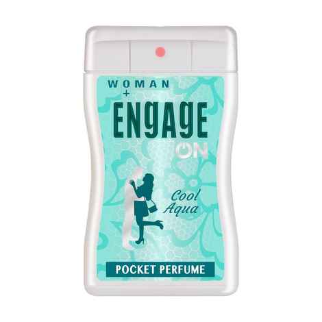 Buy Engage ON Cool Aqua Pocket Perfume for Women, 17 ml - Purplle