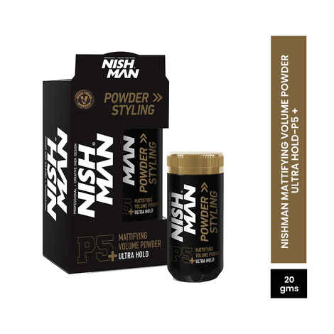 Buy NishMan Mattifying P5+ Ultra Hold Volume Powder (20 gm) - Purplle