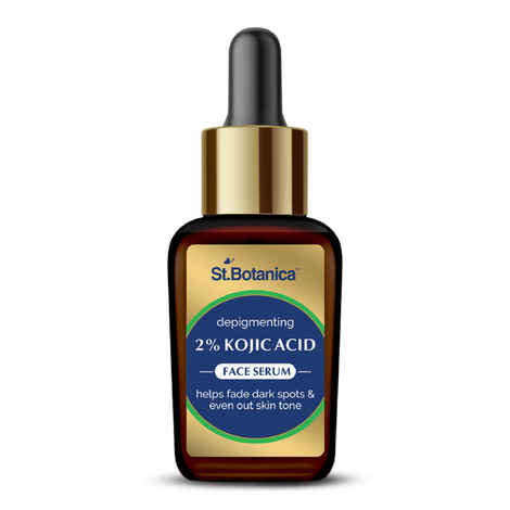 Buy St.Botanica Depigmenting 2% Kojic Acid Serum With 2% Alpha Arbutin & 10% Niacinamide | Targets Dark Spots, Acne Marks & Uneven Skin Tone | 30 ml - Purplle