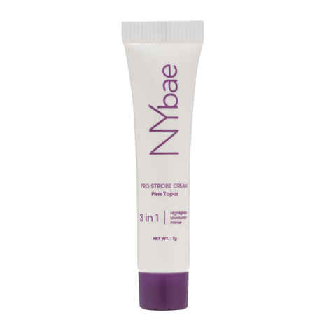 NY Bae PRO Strobe Cream - Pink Topaz (7 gm) | Primer + Highlighter + Moisturizer | Dewy Makeup | Glowing Korean Skin | Best Suited For Normal To Dry Skin