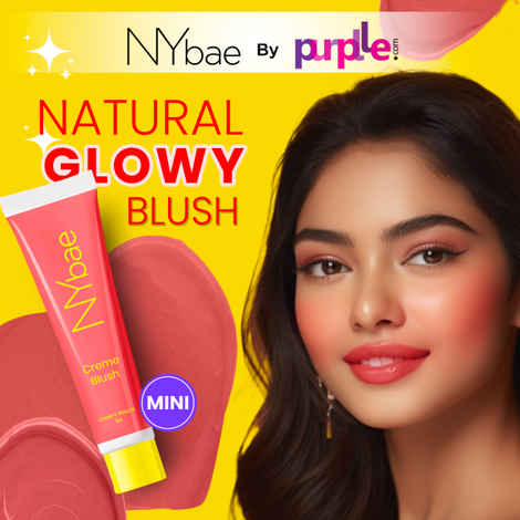 NY Bae Creme Blush I Moisturizing I Liquid Cream Lip and Cheek Tint I Natural Korean Skin I Mini | Chirpy Peach 04 (6 gm)