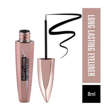 Buy Mattlook Long Lasting & Waterproof Eyeliner, Black 8 ml - Purplle