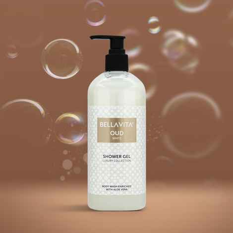 Buy Bella Vita Oud White Shower Gel (500 ml) Body wash - Purplle