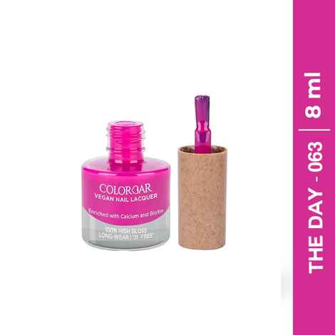 Buy Colorbar Vegan Nail Lacquer - The Day 21 free" - Purplle