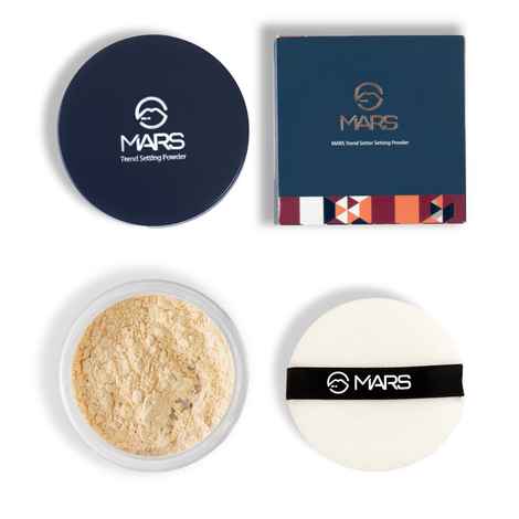 Buy MARS Trend Setting Loose Powder | Lightweight & Long Lasting | Ultra fine Setting Powder for face Makeup (8 gm) (01-Matte Translucent) - Purplle
