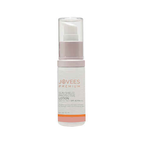 Buy Jovees Premium Sun Shield Protective Lotion SPF 40 | Broad Spectrum PA+++ | Matte Tint | Infused with Organic Extracts | Lightweight and Oil Free 50 ml - Purplle