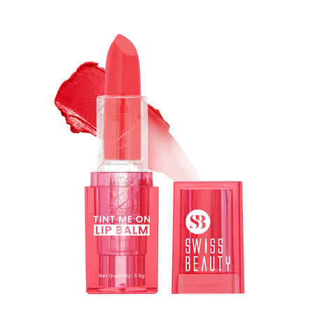 Buy Swiss Beauty Tint Me On Lip Balm | Moisturizes lips | Tinted Lip Balm|3-Cupcake Pink 3.5 gm - Purplle