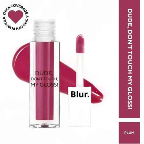 Buy BLUR INDIA DUDE DONT TOUCH MY GLOSS | Plum 5 ml - Purplle