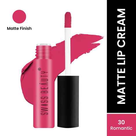 Buy Swiss Beauty Soft Matte Lip Cream - 30 - Romantic - 6 ml - Purplle