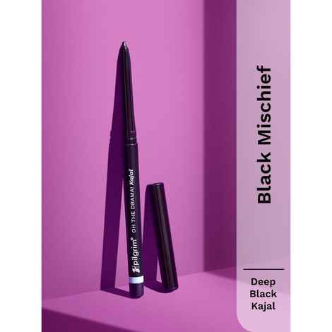 Buy Pilgrim Kajal Black Mischief,Longlasting Formula, Lightweight,Water Proof, For Women 0.35 gm - Purplle