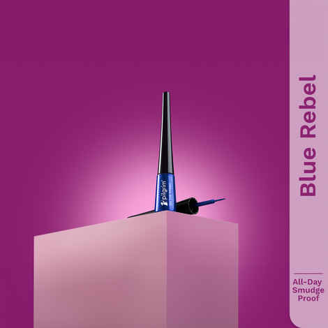 Buy Pilgrim Metallic Eyeliner Blue Rebel,Long Lasting,Water Resistent, for woman 3.5 ml - Purplle
