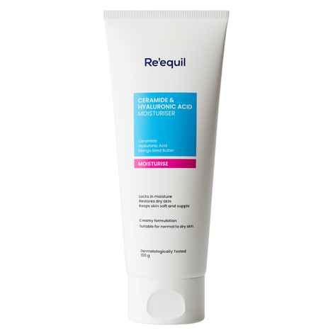 Re'equil Ceramide & Hyaluronic Acid Moisturiser For Normal To Dry Skin 100 gm
