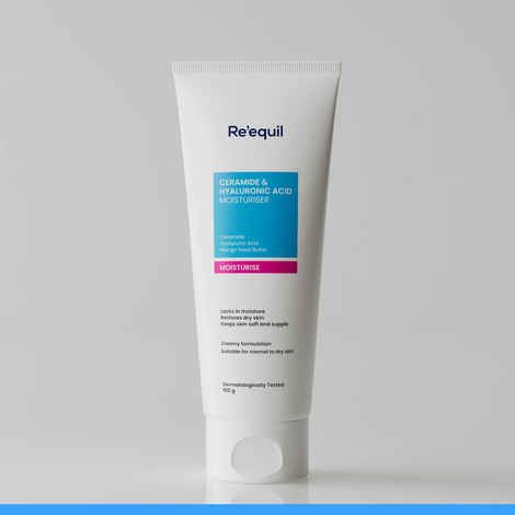 Re'equil Ceramide & Hyaluronic Acid Moisturiser For Normal To Dry Skin 100 gm