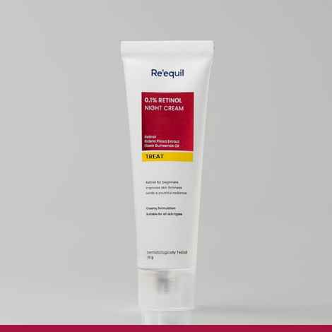 Re'equil 0.1% Retinol Night Cream For Wrinkles & Skin Tightening 30 gm