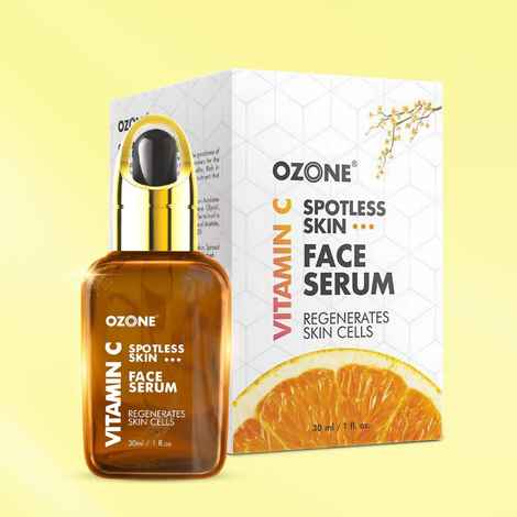 Buy Ozone Vitamin C Serum (30 ml) | Infused with Kakadu Plum & Ethyl Ascorbic Acid I Serum for Age Spots I Dull & Dry Skin | Uneven Skin Texture | Paraben & Chemical Free I Stimulates Collagen Production I Provides Radiant Skin I For Men & Women - Purplle