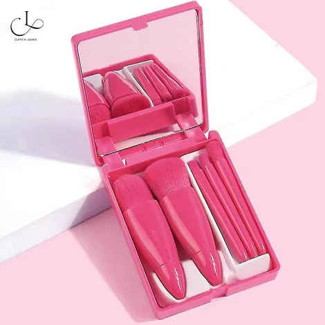 Cuffs N Lashes Mini Brush Set of 5 Pink