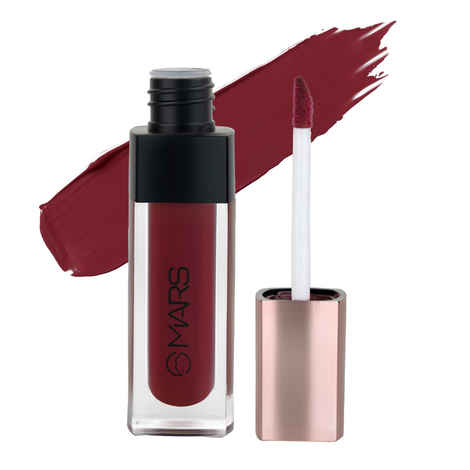 Buy MARS Popstar Non-Drying Liquid Mousse Lipstick for Women with Matte Finish | Lightweight and Non-Sticky Formula | Up to 12 Hour Long Lasting | Transferproof & Waterproof (6 ml) (04-Party Fever) - Purplle