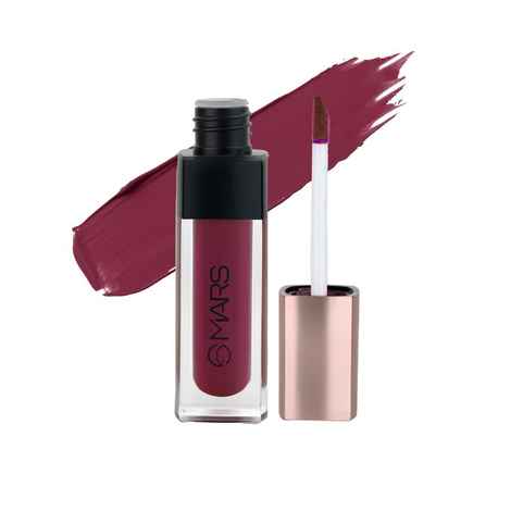 MARS Popstar Non-Drying Liquid Mousse Lipstick for Women with Matte Finish | Lightweight and Non-Sticky Formula | Up to 12 Hour Long Lasting | Transferproof & Waterproof (6 ml) (14-Rocky Candy)