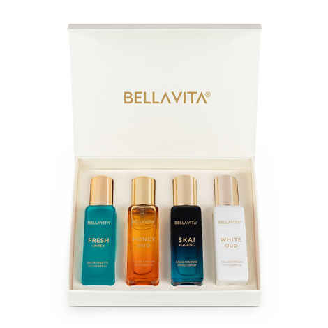 Buy Bella Vita Organic Gift Set Unisex Perfume 4X20 ml - Purplle