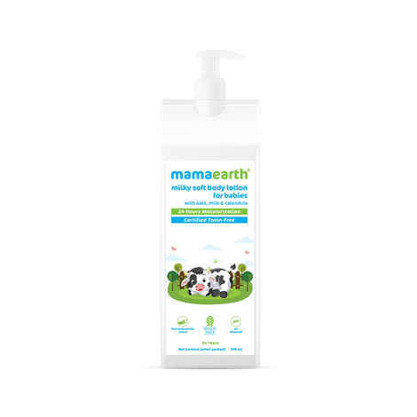 Mamaearth Milky Soft Body Lotion with Oats, Milk & Calendula (400 ml)
