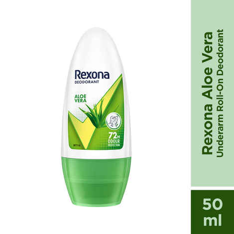 Buy Rexona Aloe Vera Underarm Roll On Deodorant For Women, 50 ml - Purplle