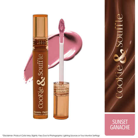 Buy Blue Heaven Cookie & Souffle Matte Lipstick for Women, Long lasting Liquid lipstick, Enriched with Cocoa Butter & Rosehip Oil, Softening & Nourishing Lip color - Sunset Ganache, 3.2 ml - Purplle