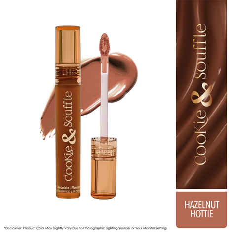 Buy Blue Heaven Cookie & Souffle Matte Lipstick for Women, Long lasting Liquid lipstick, Enriched with Cocoa Butter & Rosehip Oil, Softening & Nourishing Lip color - Hazelnut Hottie, 3.2 ml - Purplle