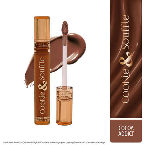 Buy Blue Heaven Cookie & Souffle Matte Lipstick for Women, Long lasting Liquid lipstick, Enriched with Cocoa Butter & Rosehip Oil, Softening & Nourishing Lip color - Cocoa Addict, 3.2 ml - Purplle