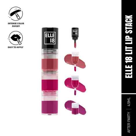 Buy Elle18 Lit Lip Stack After Party 4.5 ml - Purplle
