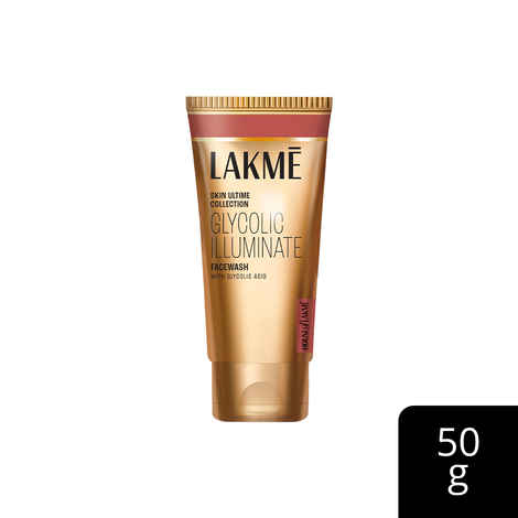 Buy Lakme Glycolic Illuminate Facewash| With Glycolic Acid for Gentle Exfoliation & Illuminated Skin |50 gm - Purplle