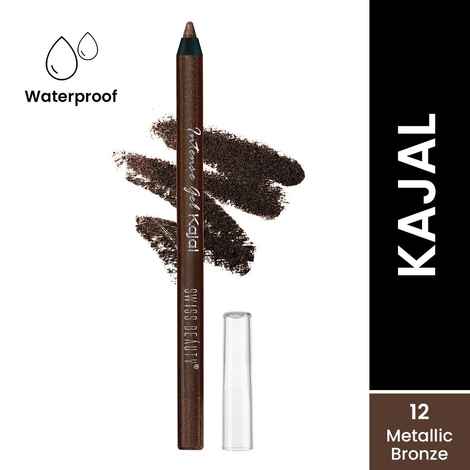 Buy Swiss Beauty Intense Kajal Eyeliner Metallic Bronze 1.2 gm - Purplle