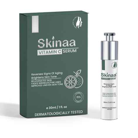 Buy Skinaa Vitamin C Serum For Face | Glycerol Ester | DMDM Hydantoin | Brightens Skin Tone | Rejuvenates Skin | Fade Wrinkles & fine lines | Anti-Aging | for All Skin Type | For Men & Women,30 ml - Purplle