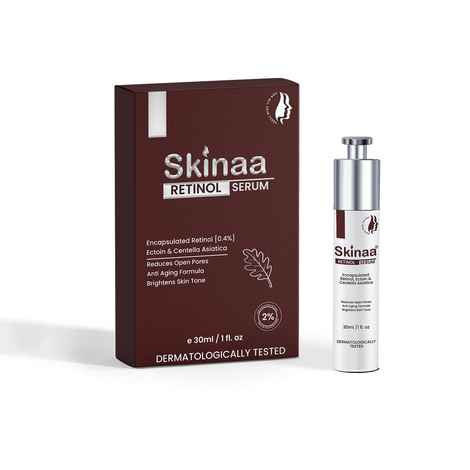Buy Skinaa Night Face Serum With Retinol | Encapsulated Retinol & Centella Asiatica | Reduces Open Pores | Anti Aging Formula | Brightens Skin Tone | All Skin Type | For Men & Women, 30 ml - Purplle