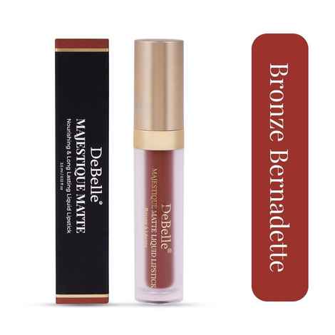 Buy DeBelle Majestique Matte Liquid Lipstick Bronze Bernadette,3.5 ml - Purplle
