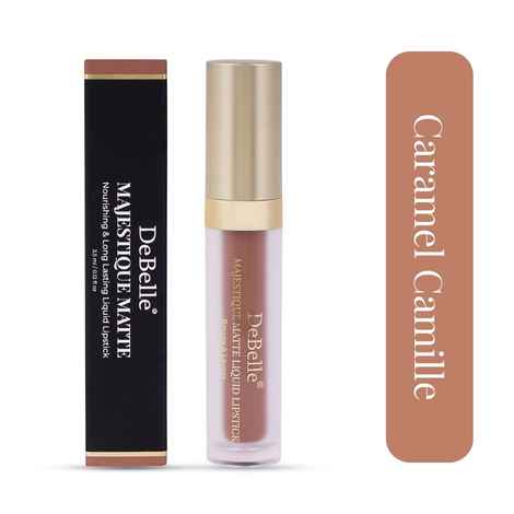 Buy DeBelle Majestique Matte Liquid Lipstick Caramel Camille,3.5 ml - Purplle
