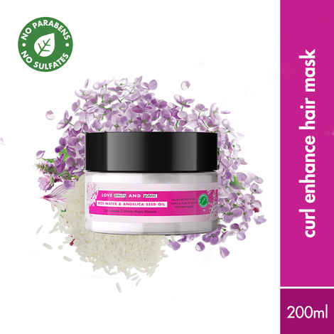 Buy Love Beauty Planet Rice Water & Angelica Seed Oil Curl Care Hair Mask 200 ml - Purplle