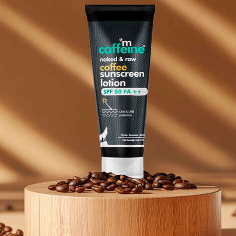 Buy mCaffeine Coffee Sunscreen Lotion SPF 50 PA++ - 8 ml - Purplle