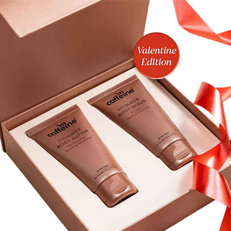 Buy mCaffeine Cover me in Stardust Shimmer Gift Kit - Premium Rakhi Gift Box 120 gm - Purplle