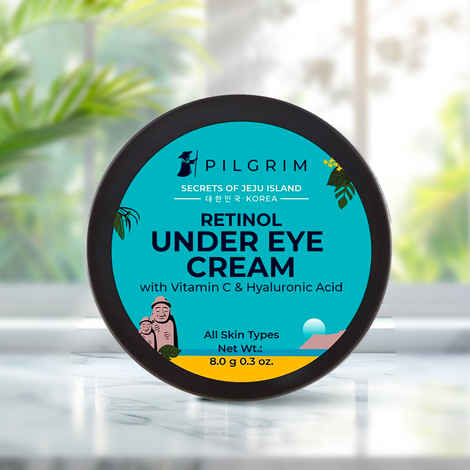 Pilgrim Minis-Retinol Under Eye Cream with Vitamin C & Hyaluronic Acid 8 gm