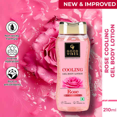 Good Vibes Rose Cooling Gel Body Lotion 210 ml