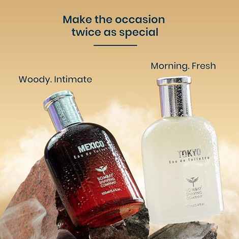 Buy Bombay Shaving Company Mexico & Tokyo Perfume For Men 200 gm - Purplle
