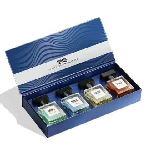 Buy Engage Luxury Perfume Gift Pack for Men, Travel Sized, Assorted Pack, Ideal Valentine Gift, Birthday Gift, 25 mlX4 - Purplle